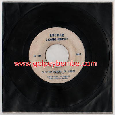 45 rpm Chuito Santiago - Sello Kromar