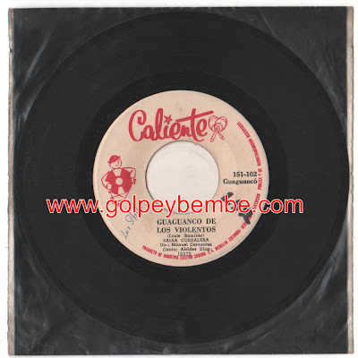 45 rpm Manuel Cervantes - Sello Caliente