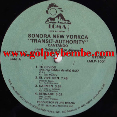 Sonora New Yorkca - Transit Authority A