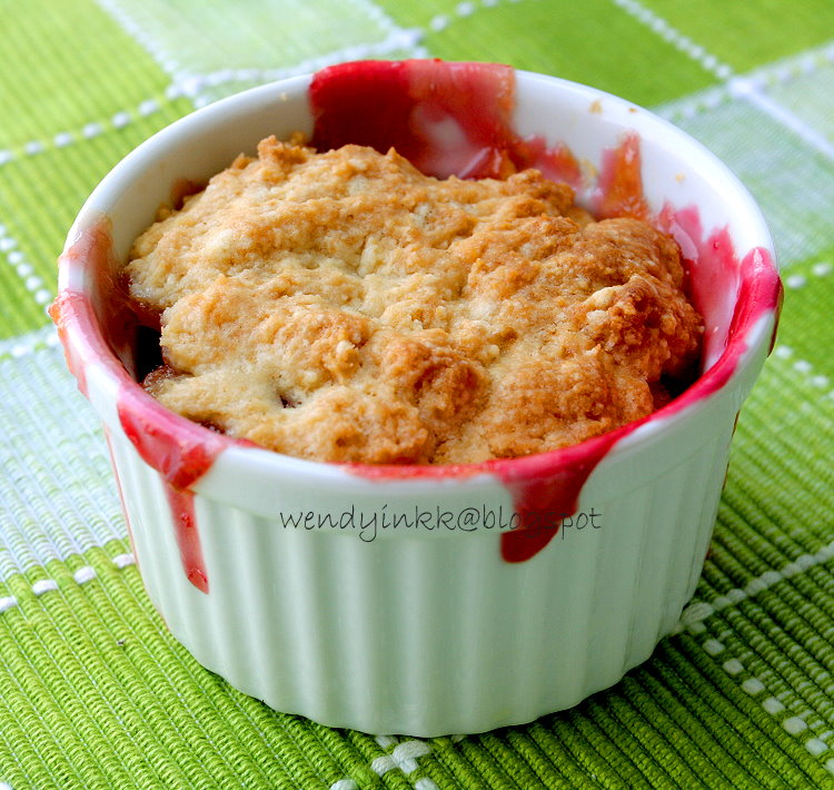 Table for 2.... or more Nectarine and Plum Cobbler