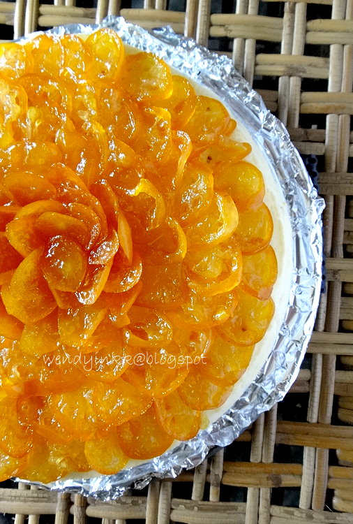 Table for 2.... or more Orange Cheesecake with Kumquat Compote