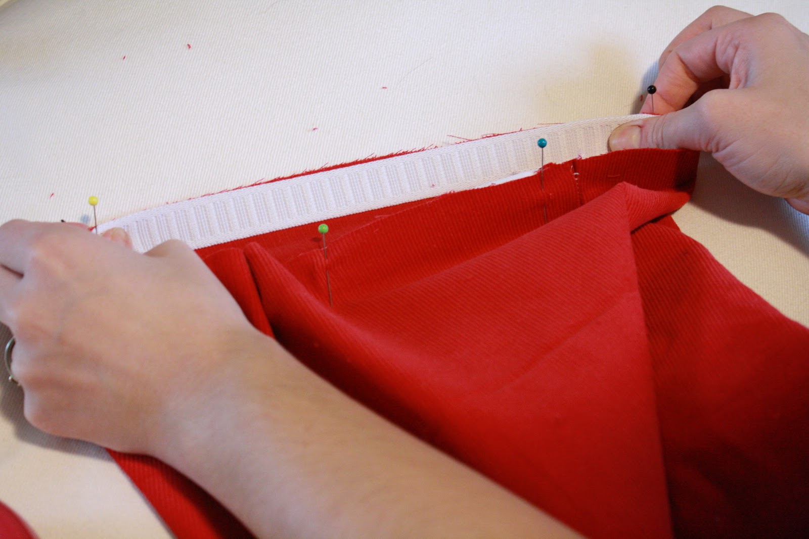 The Naptime Report Serger Elastic Waistband Tutorial