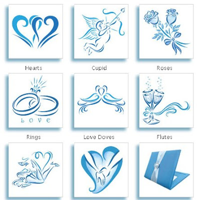 Cool Blue Tattoos for Your Wedding