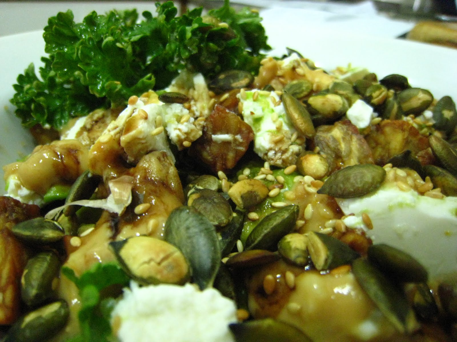 Vegetarian Gourmet by the Skinny Gourmand Avocado and Tempeh