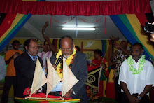 Pastor Ray and Prime Minister Natabe