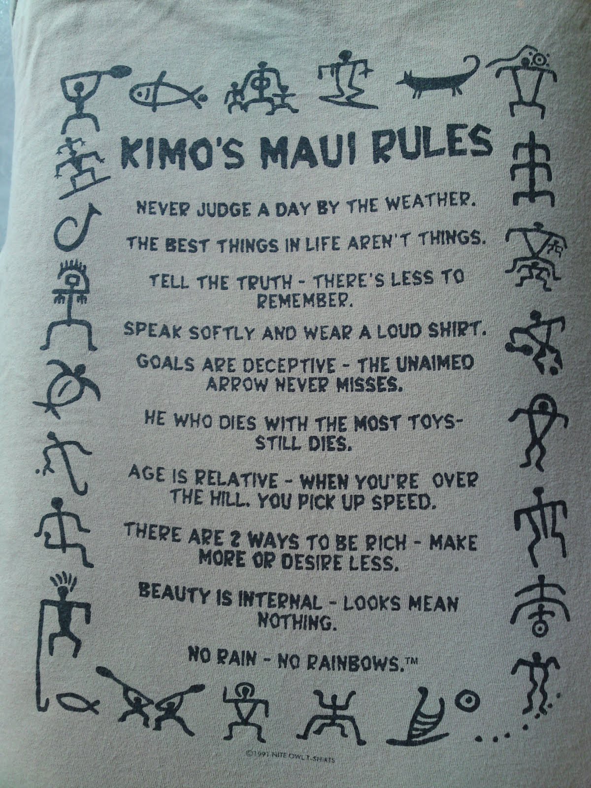 Sanmao 随想 Kimo's Maui Rules