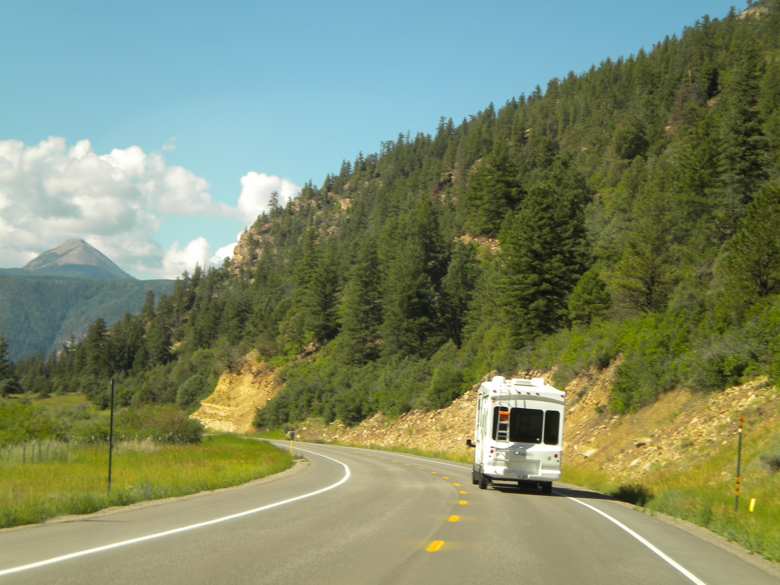 America by RV Travel Day to Monticello, Utah