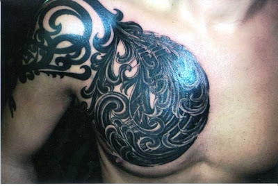 Balinese Carving Tattoo Design