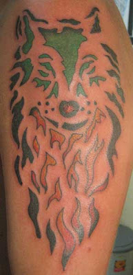 lion fire tattoo designs