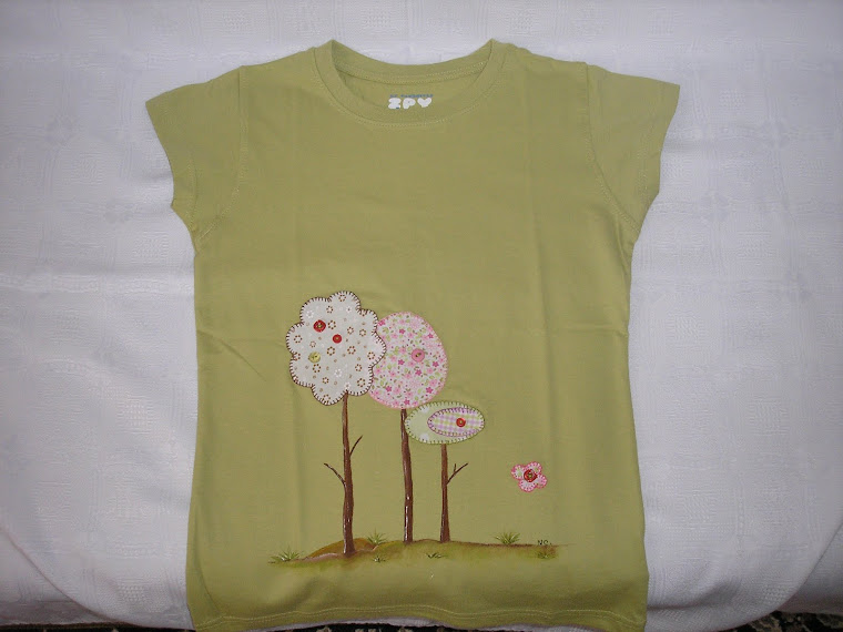 T-shirt  com árvores