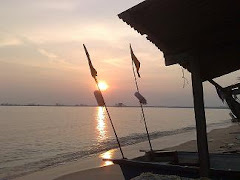 Sunset at Fisherman Village, Pantai Rombang, Melaka