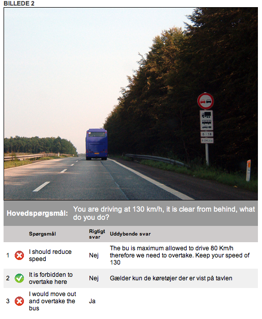 Change the Danish driver's licence requirements for foreigners Some