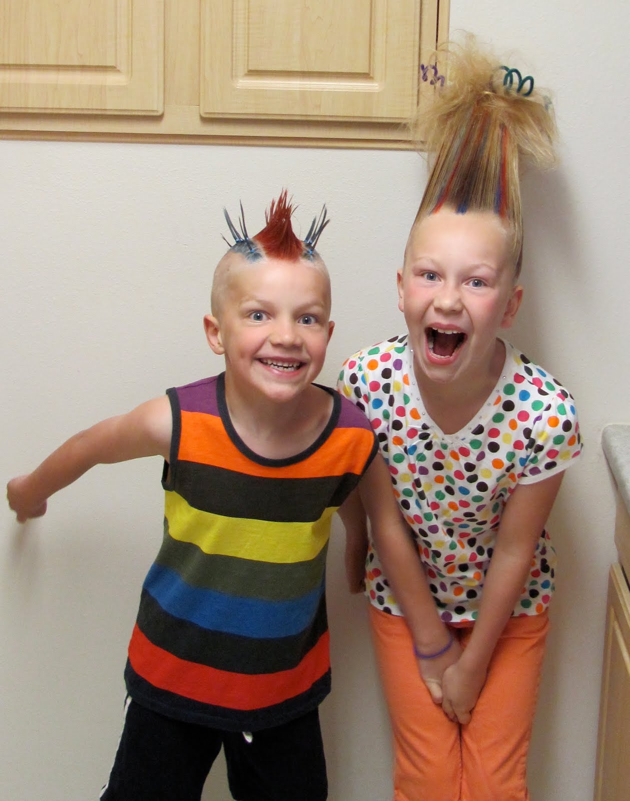 The Vance Family Crazy Hair Day Pics!