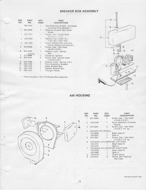1983 Fleetwood Pace Arrow Owners Manuals: ONAN BFA RV Genset Parts Manual
