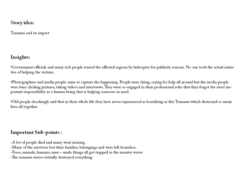 Story Scroll Examples Research project: Analysis of Storyscrolls on Contemporary subjects