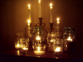 Canning Jar Candlescape