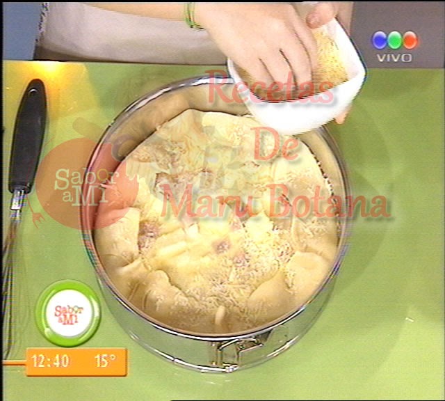 Recetas de Maru Botana: Tarta de Jamón y Queso image of Recetas de Maru Botana: Tarta de Jamón y Queso