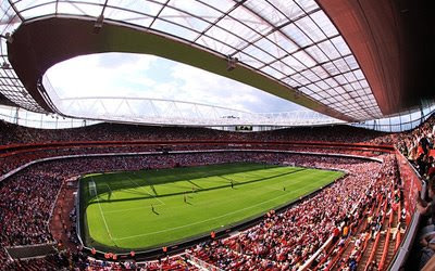 stadium emirates football arsenal london grounds premiership away fc capacity park villa aston cardiff lower selhurst club magnificent holloway spectators