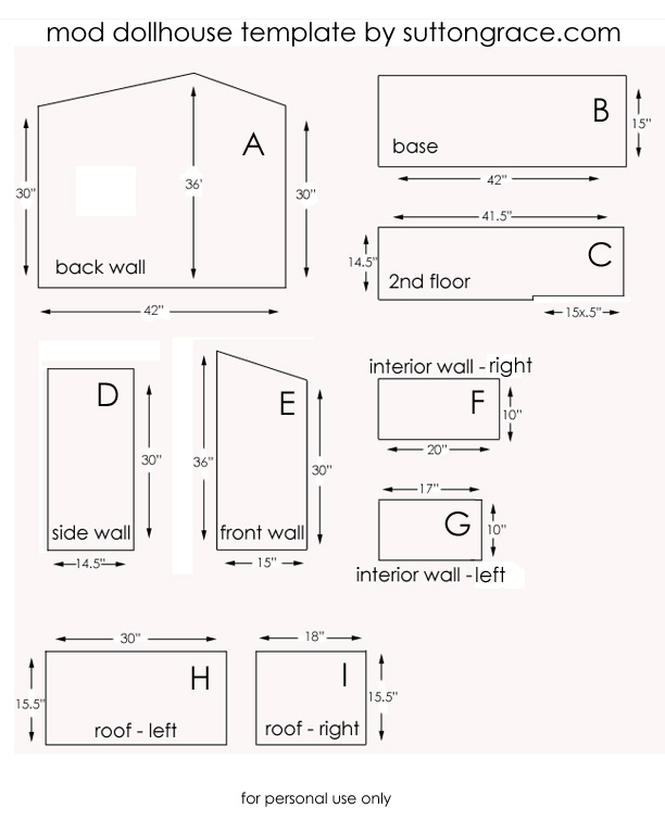 free plastic canvas dollhouse furniture patterns | woodwork