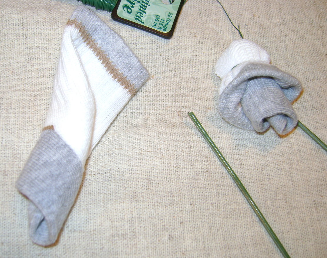 Bits and Pieces Baby Sock Roses Bouquet