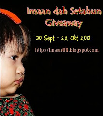 Imaan dah Setahun Giveaway