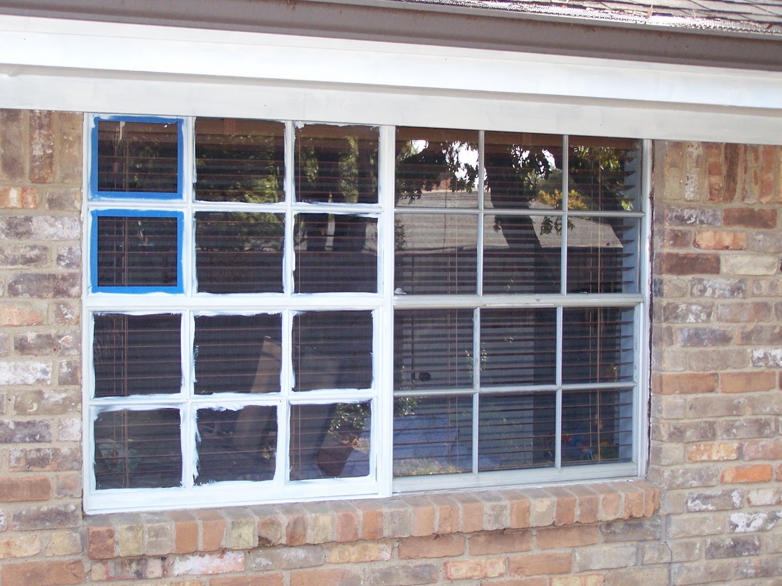 House of Ficek Painting Metal Windows