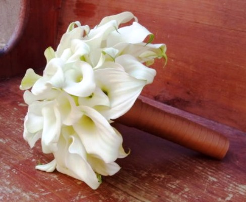 Natural White Lily Wedding Flowers:Wedding flowers