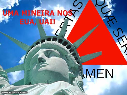 Uma mineira nos EUA, uai!