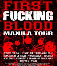 FIRST BLOOD MANILA TOUR!