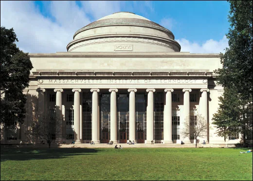 Students working in MIT's innovative laboratory, showcasing cutting-edge technology and research in Massachusetts Institute of Technology.