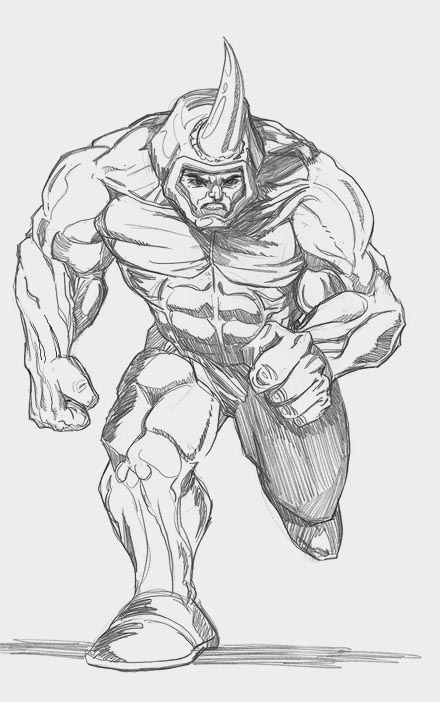 10 Rhino From Spiderman Coloring Pages for Kids of All Ages