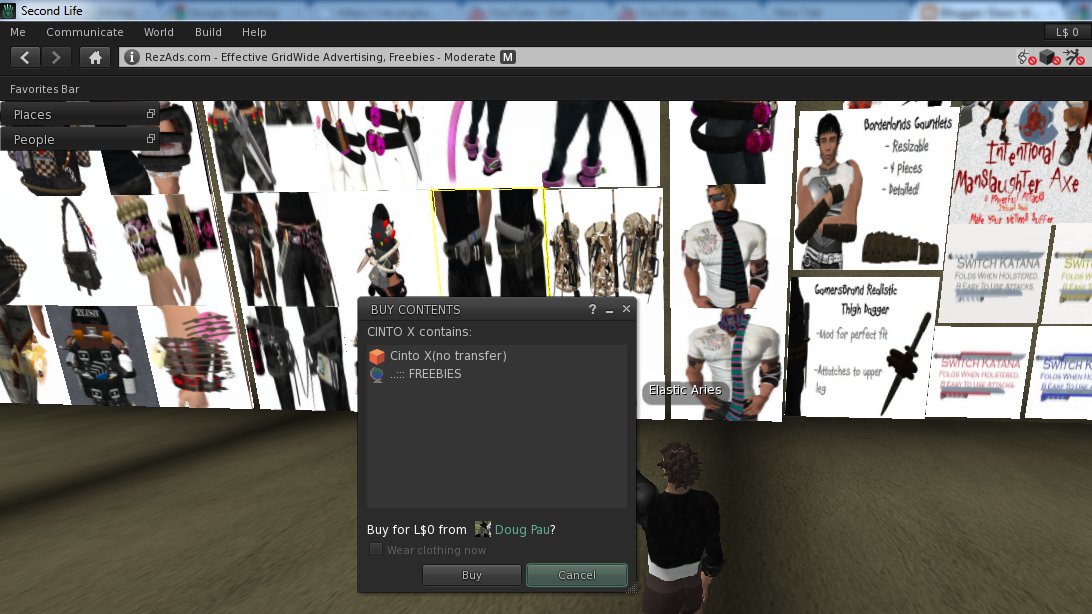 Ese Kelvin Work's Virtual Worlds Second Life, Lab tasks