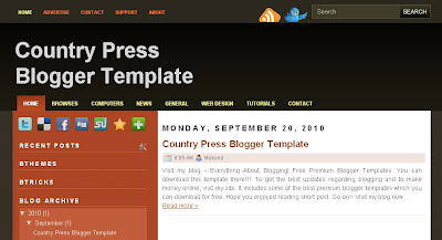 country-press-blogger-template