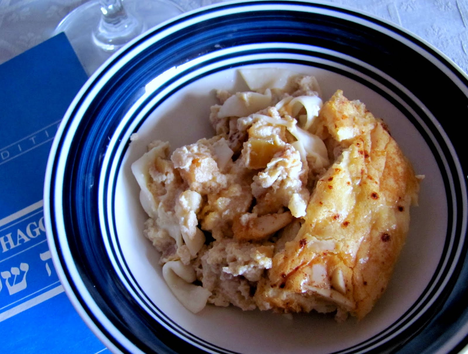 Sweet Shirataki Noodle Pudding With Apples And Almonds shirataki-noodles-are-made-from-yam-flour-for-a-low-carb-and-super-low