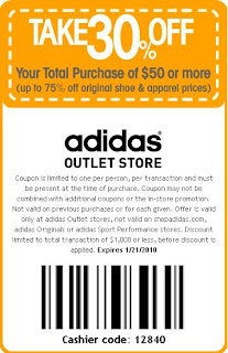 adidas outlet store coupon