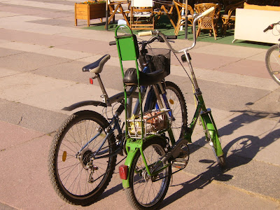 Two Typical Bulgarian Bicycles Parked Up