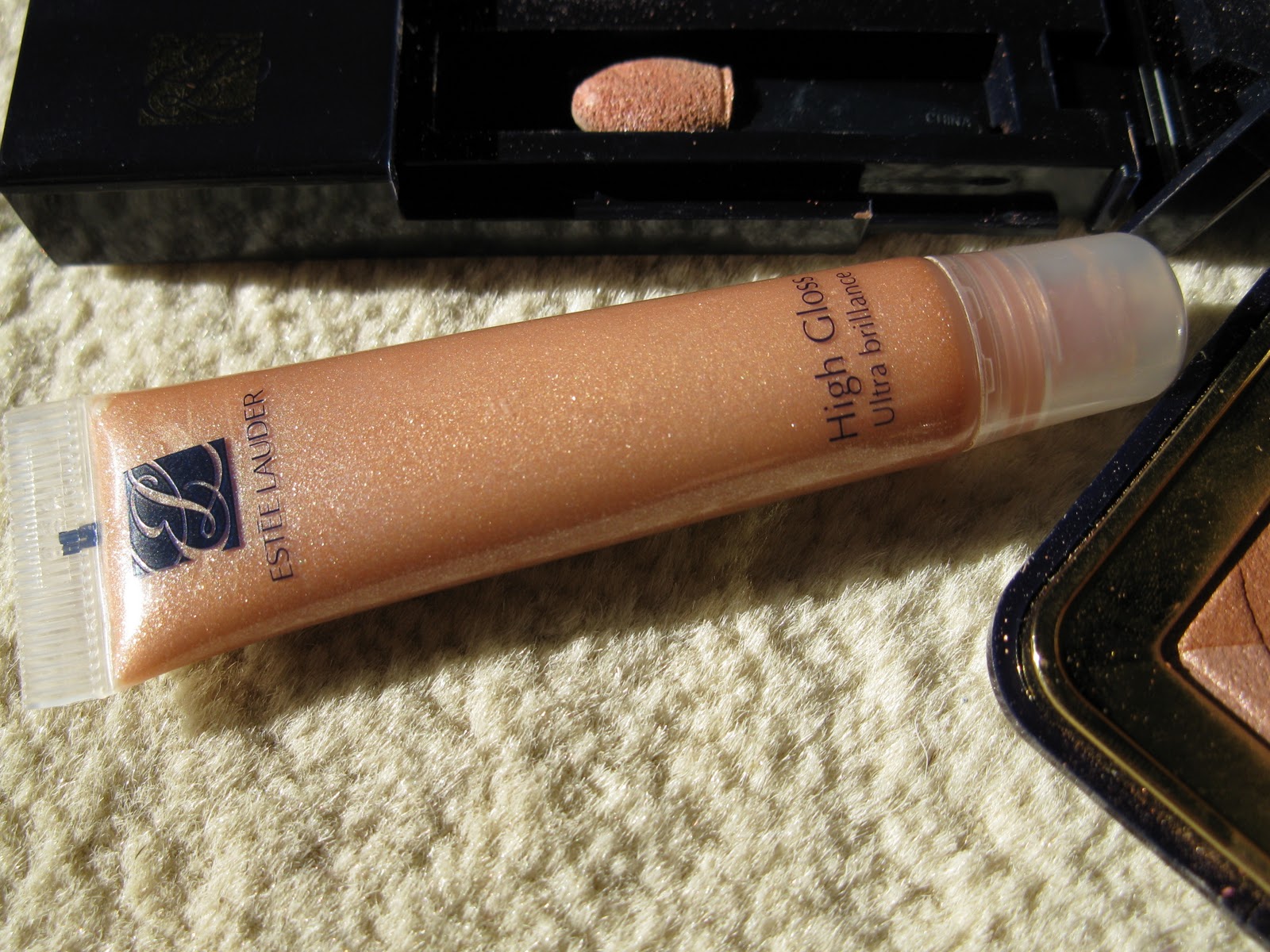 Beauty and the Newb Estée Lauder High Gloss in Honey