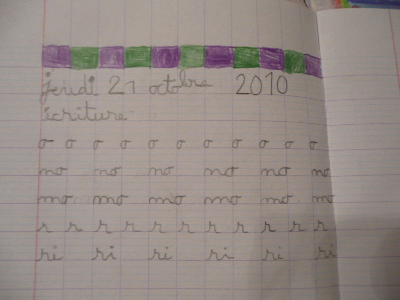 Page De Cahier D écriture Vierge - IdeaOn Page