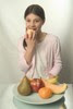 girl eating breakfast