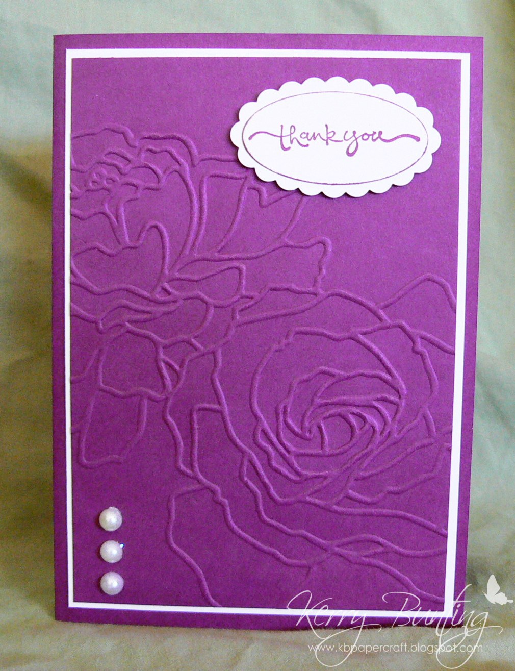 Kerry's Papercraft Beginners Embossing