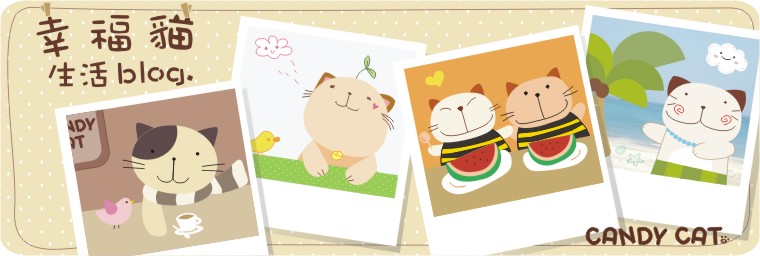 幸福貓。CANDY CAT