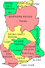 Map of Ghana