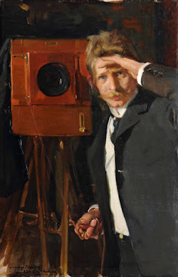 El fotógrafo Christian Franzen. Óleo sobre lienzo, 1903. Colección particular.