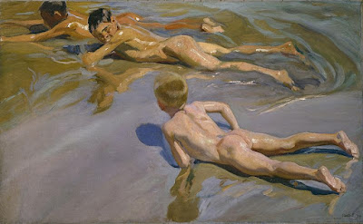 Chicos en la playa. Óleo sobre lienzo, 1909. Madrid, Museo Nacional del Prado.