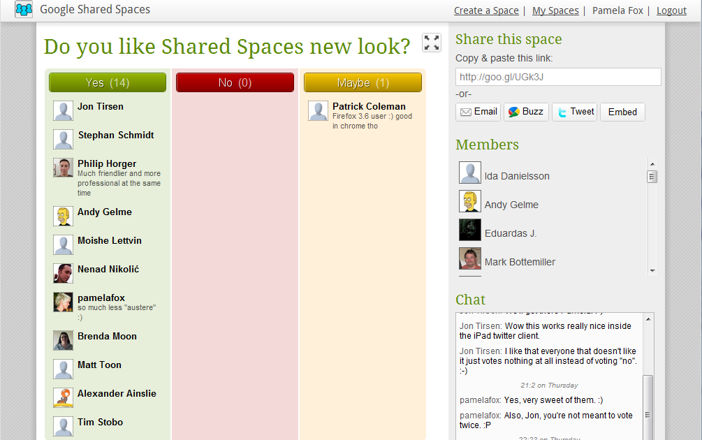 New for Google Shared Spaces: Improved Interface, Inbox, Chrome ...