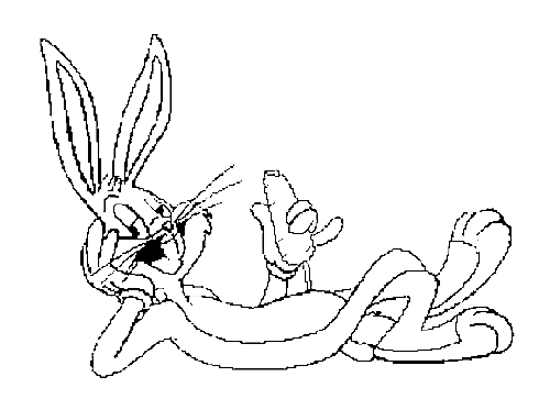 halloween bugs bunny coloring pages - photo #13