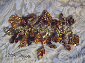 Fall Vintage Bling Charm Bracelet