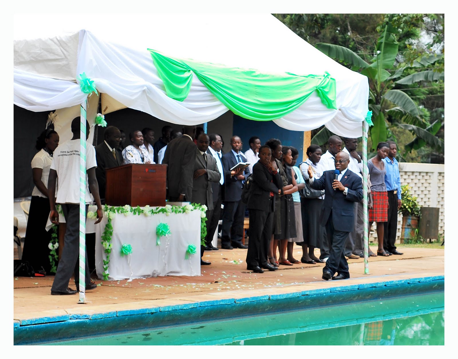 Glimpses Baptismal service at MUSDAA