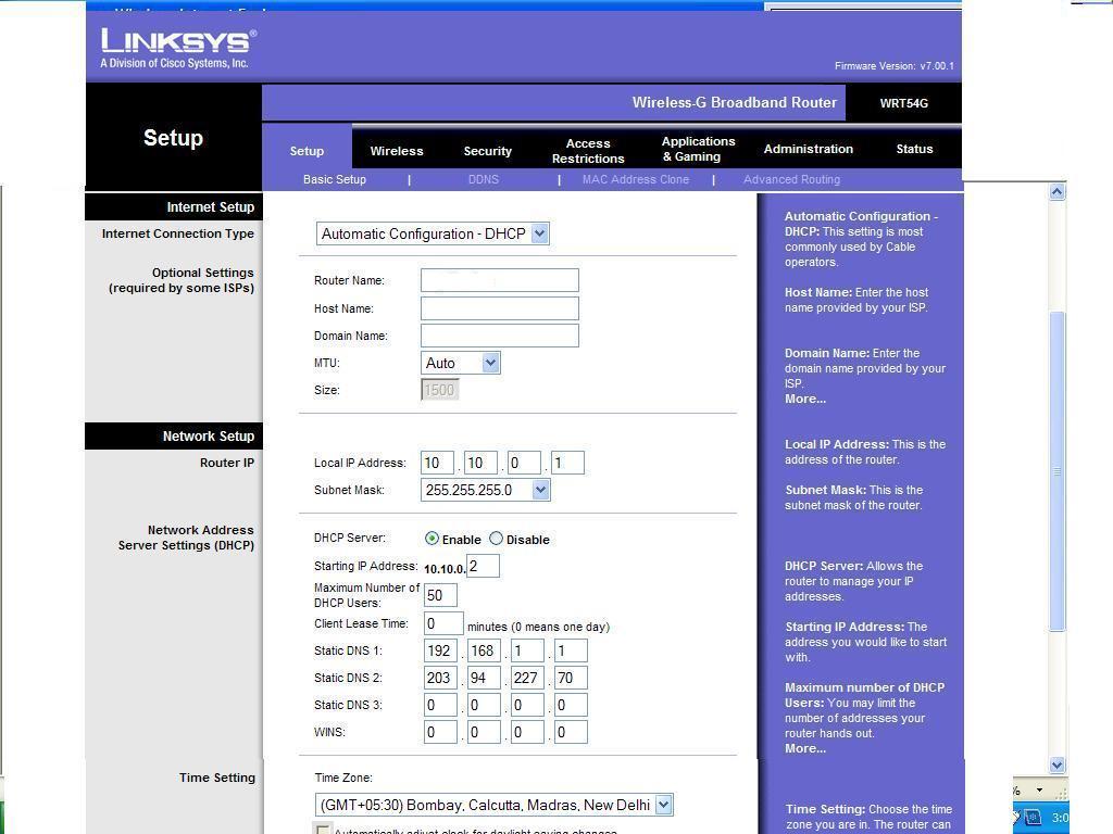Linksys wrt54gl wireless g router setup marceif