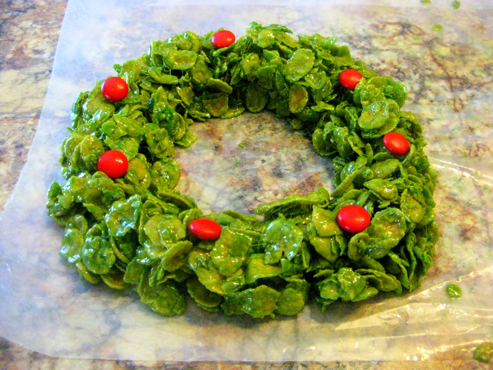 Christmas Candy Wreath 